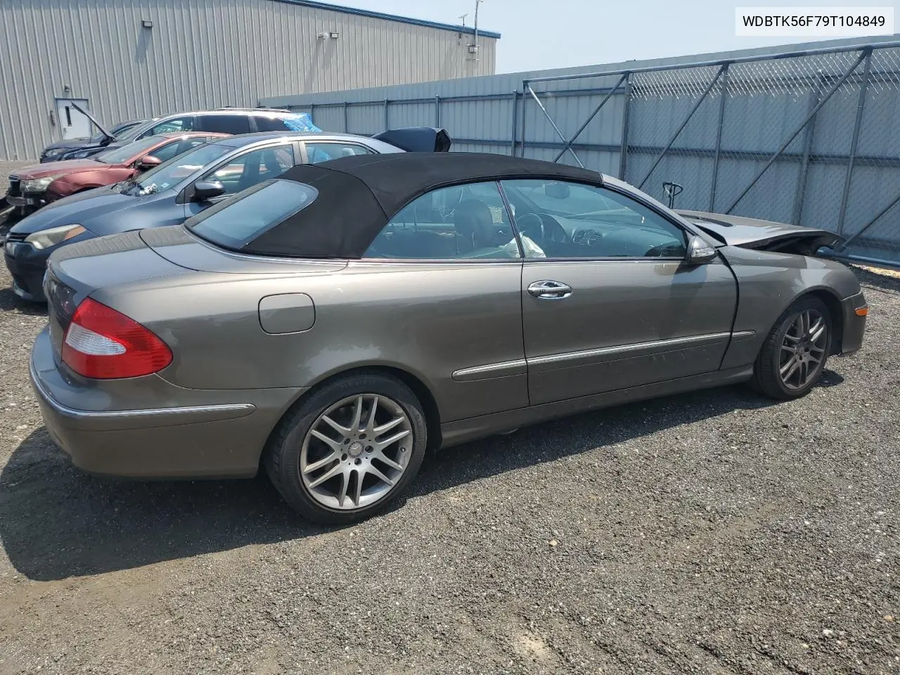 2009 Mercedes-Benz Clk 350 VIN: WDBTK56F79T104849 Lot: 60361805