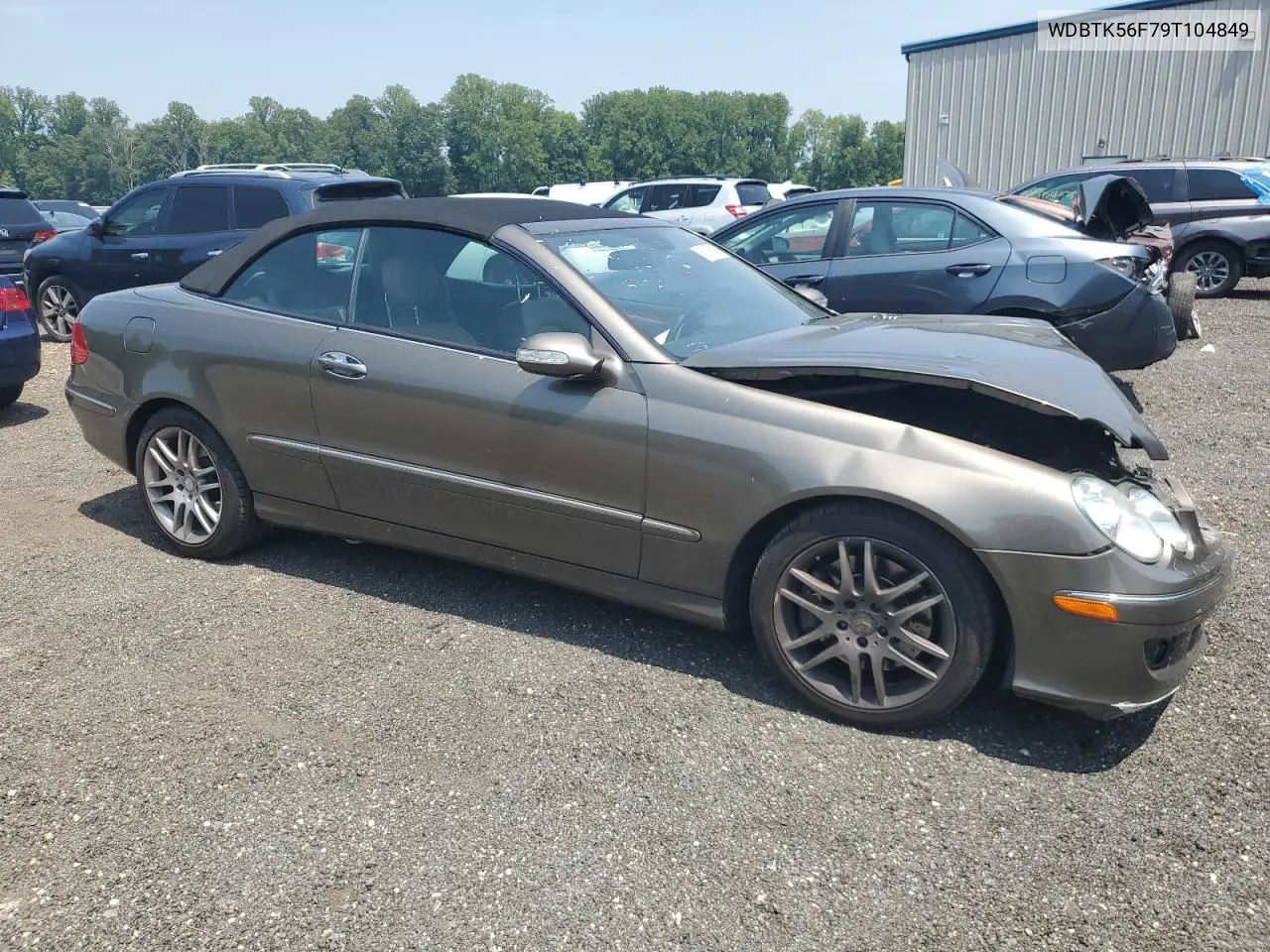 2009 Mercedes-Benz Clk 350 VIN: WDBTK56F79T104849 Lot: 60361805