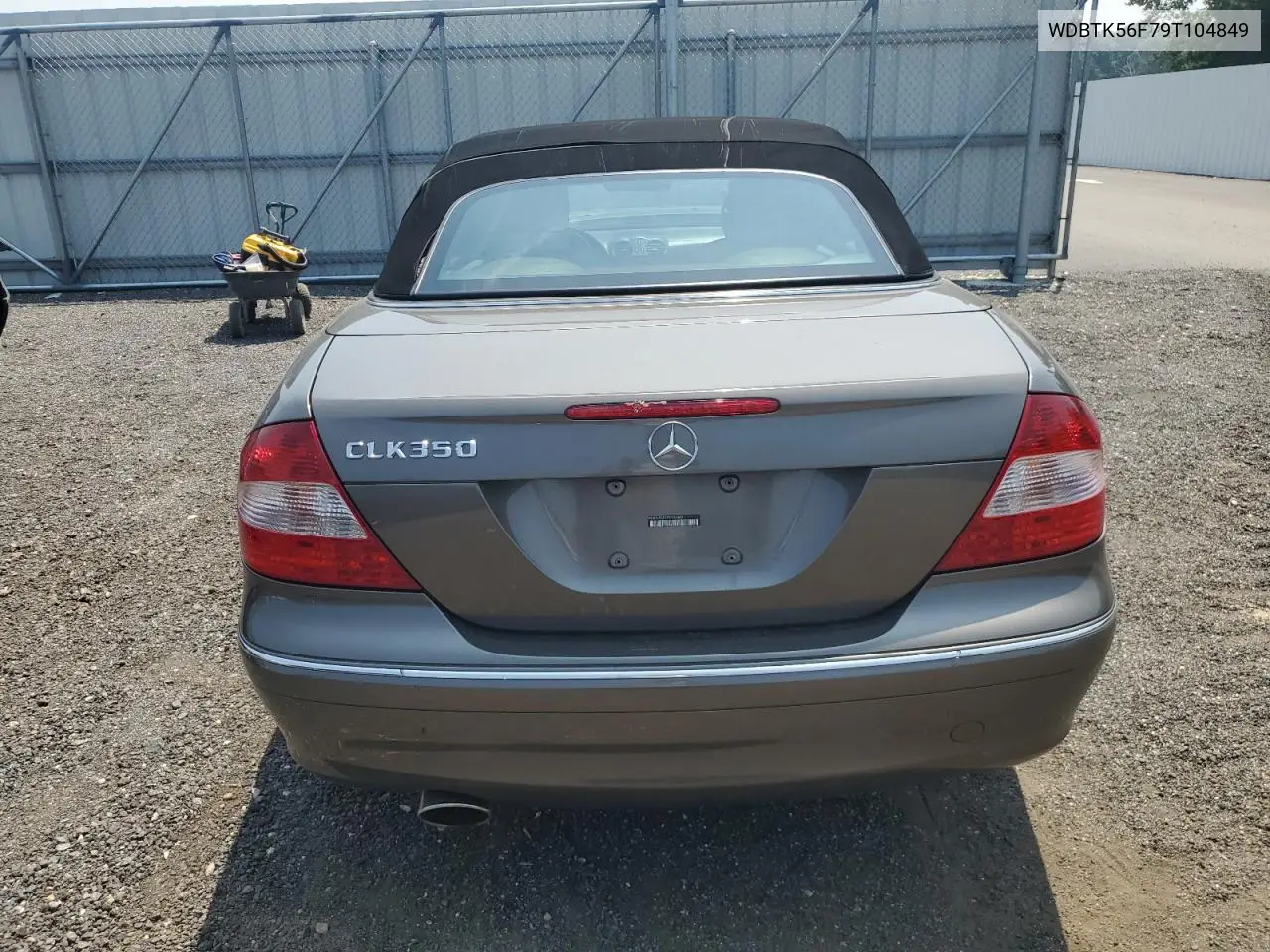 2009 Mercedes-Benz Clk 350 VIN: WDBTK56F79T104849 Lot: 60361805