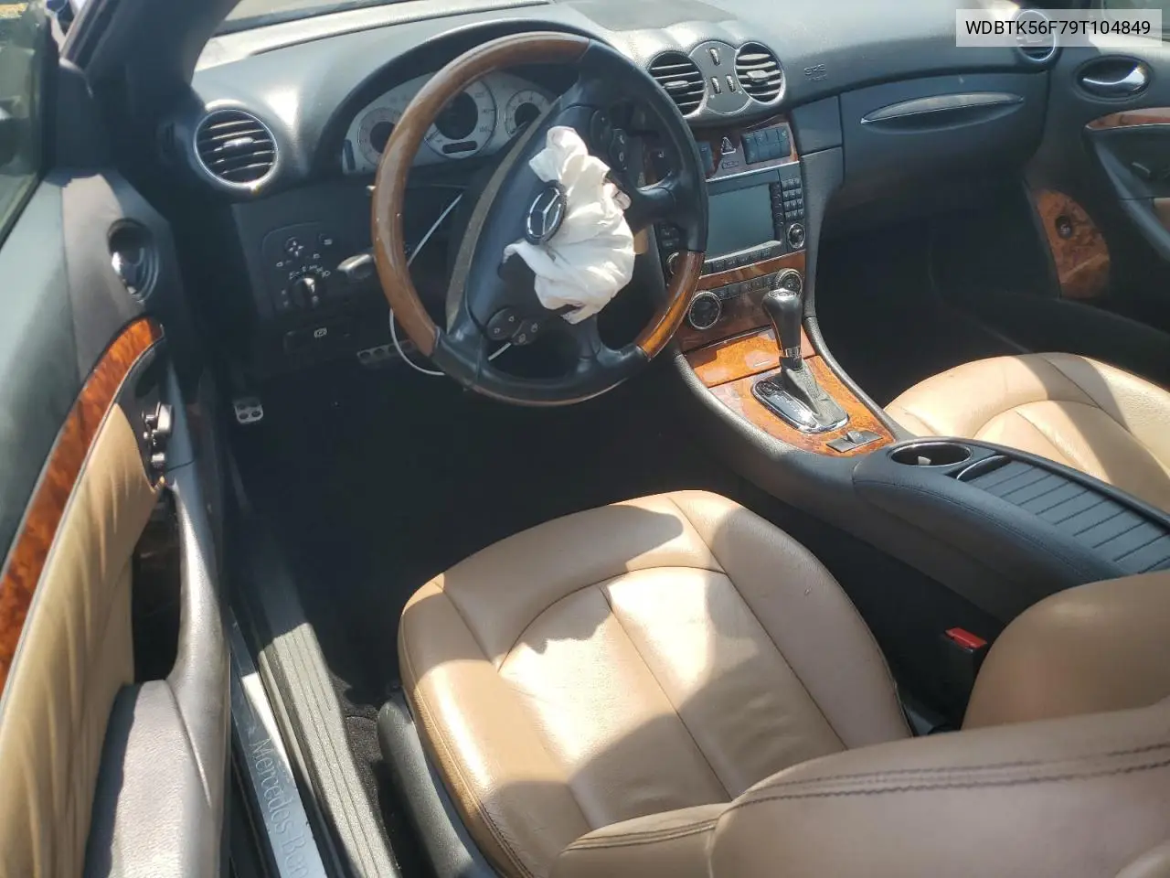 2009 Mercedes-Benz Clk 350 VIN: WDBTK56F79T104849 Lot: 60361805