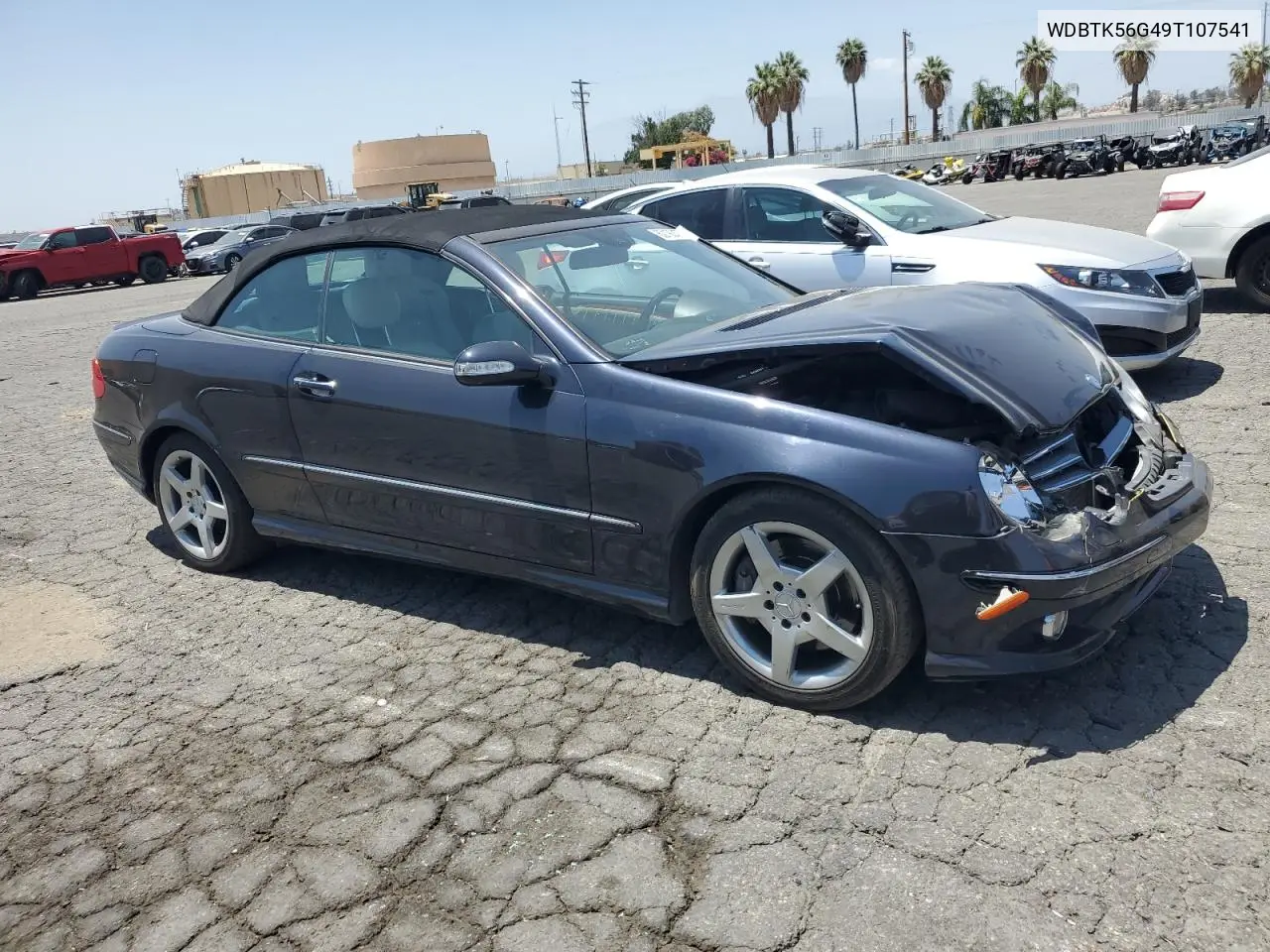 2009 Mercedes-Benz Clk 350 VIN: WDBTK56G49T107541 Lot: 62190475
