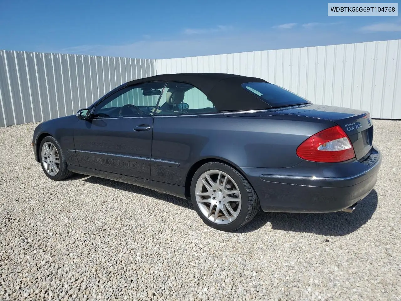 2009 Mercedes-Benz Clk 350 VIN: WDBTK56G69T104768 Lot: 63009615