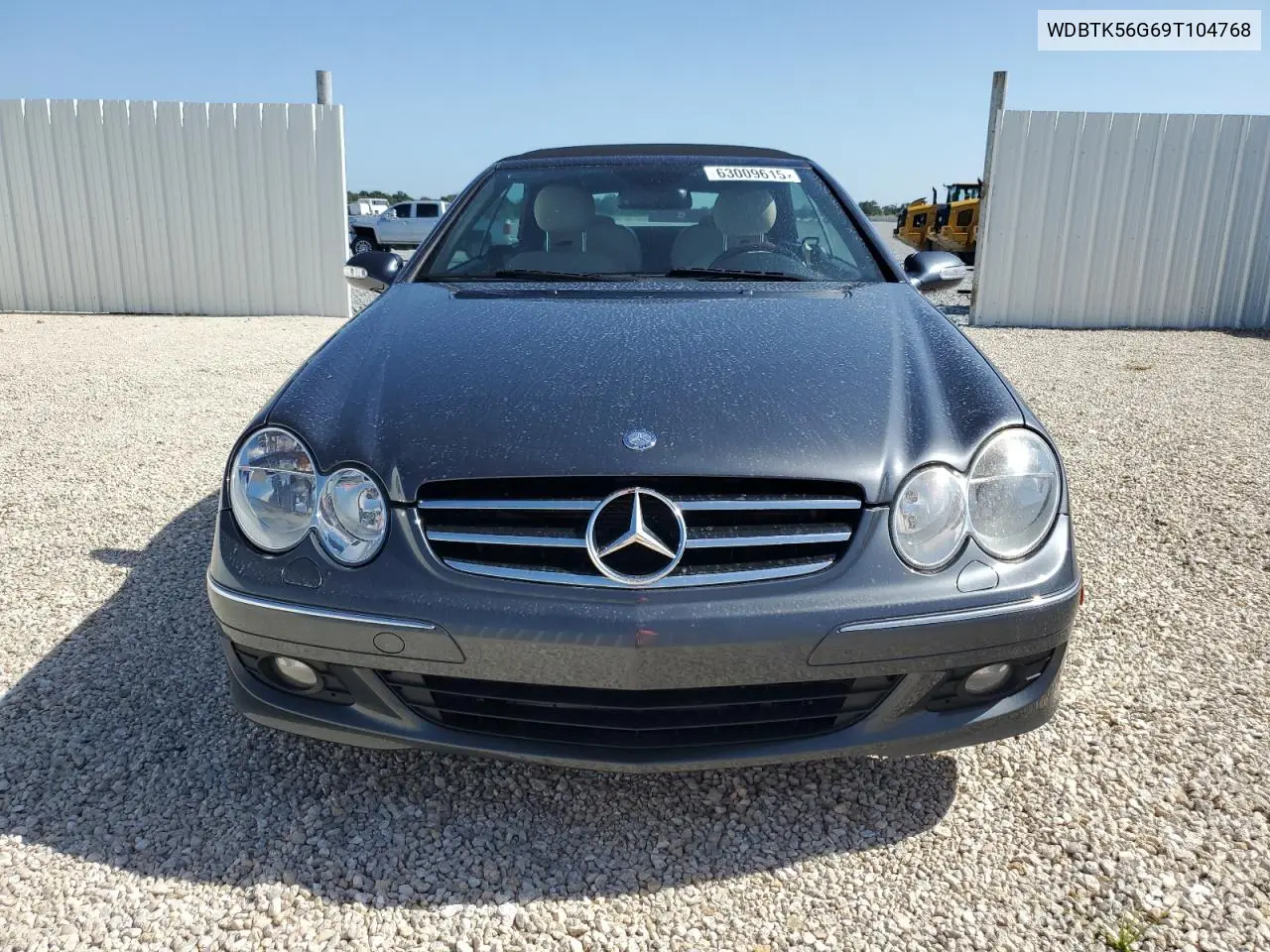 2009 Mercedes-Benz Clk 350 VIN: WDBTK56G69T104768 Lot: 63009615