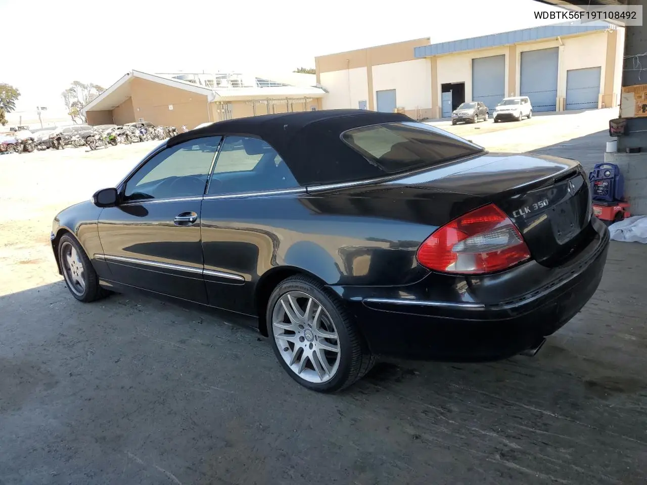 2009 Mercedes-Benz Clk 350 VIN: WDBTK56F19T108492 Lot: 63040855