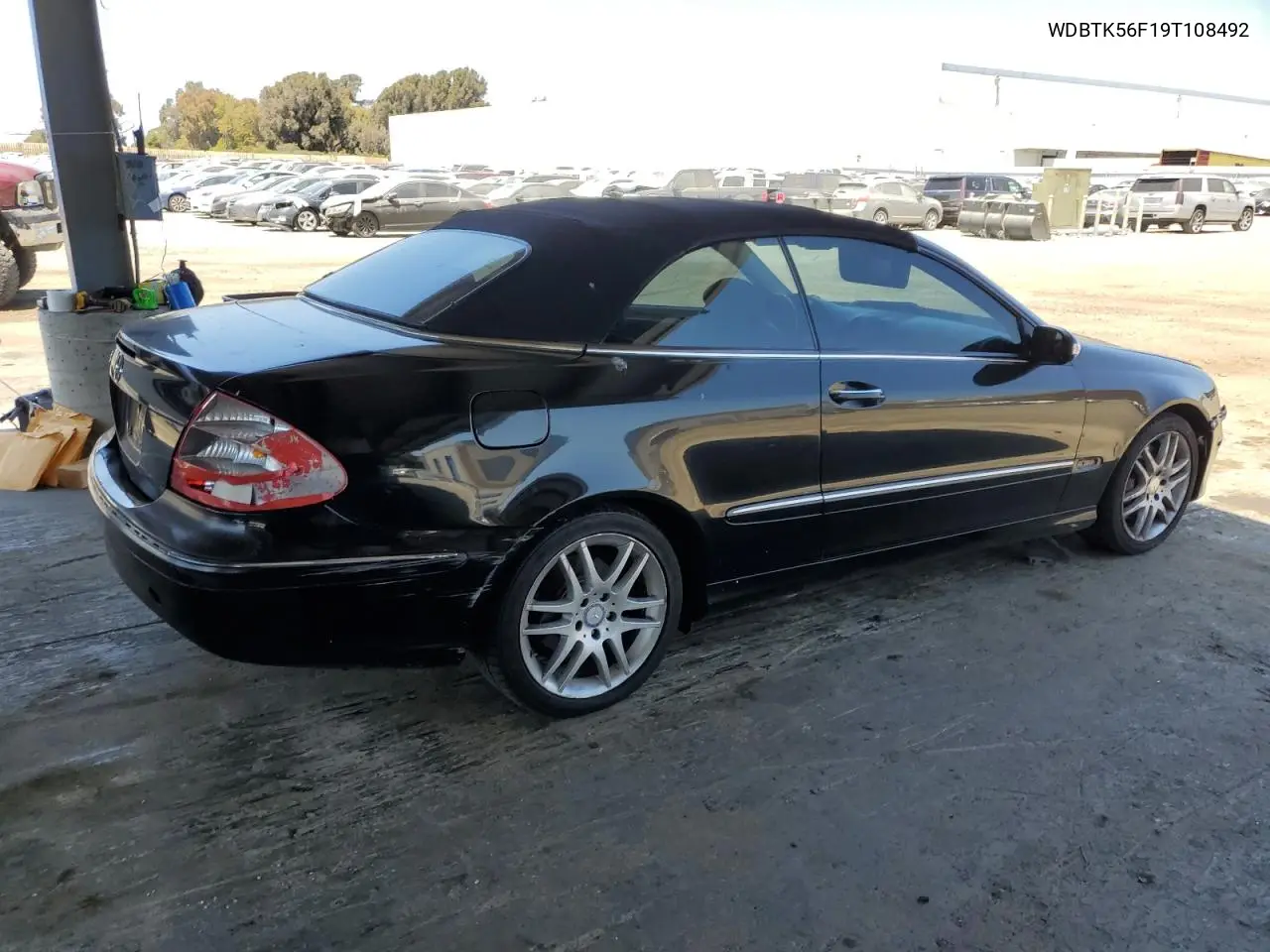 2009 Mercedes-Benz Clk 350 VIN: WDBTK56F19T108492 Lot: 63040855