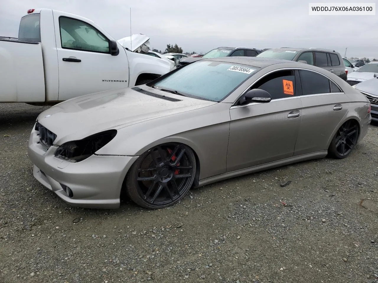 2006 Mercedes-Benz Cls 55 Amg VIN: WDDDJ76X06A036100 Lot: 70718534