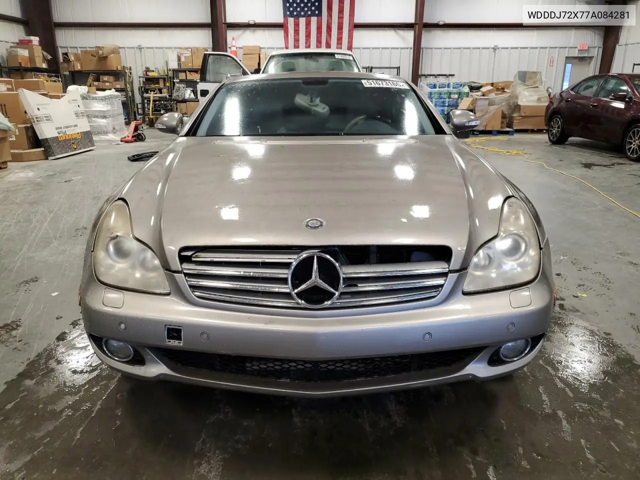 2007 Mercedes-Benz Cls 550 VIN: WDDDJ72X77A084281 Lot: 51673165