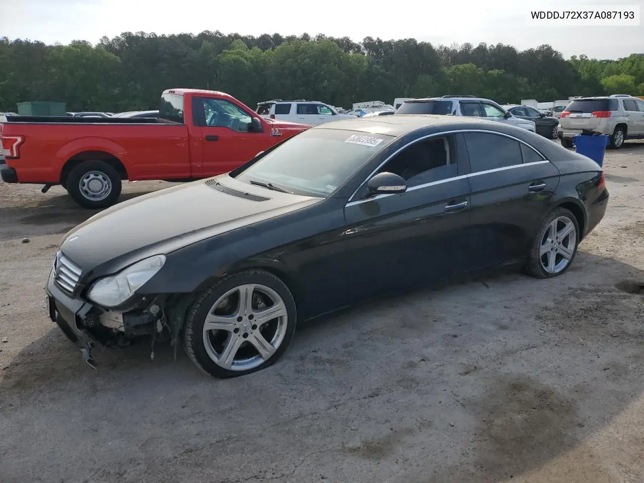 2007 Mercedes-Benz Cls 550 VIN: WDDDJ72X37A087193 Lot: 53022995