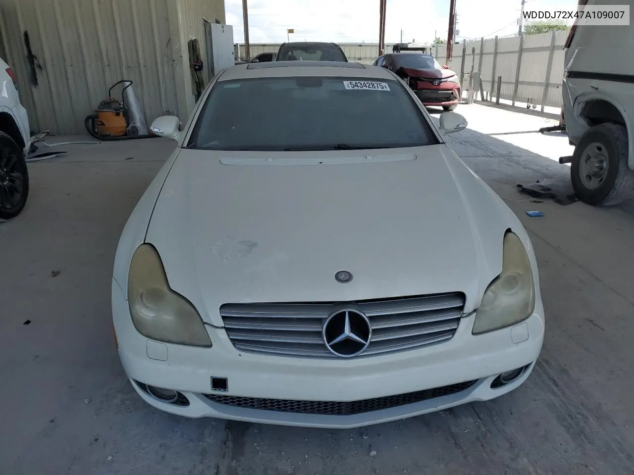 2007 Mercedes-Benz Cls 550 VIN: WDDDJ72X47A109007 Lot: 54342875