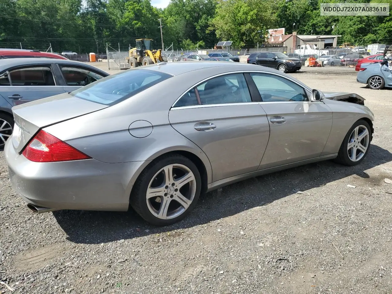 2007 Mercedes-Benz Cls 550 VIN: WDDDJ72X07A083618 Lot: 55619935