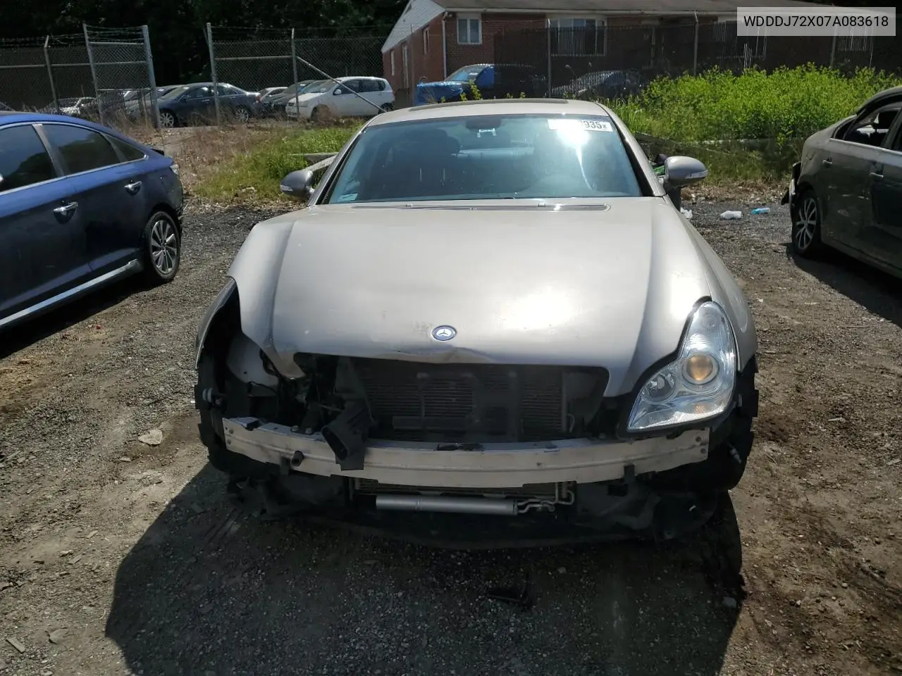 2007 Mercedes-Benz Cls 550 VIN: WDDDJ72X07A083618 Lot: 55619935