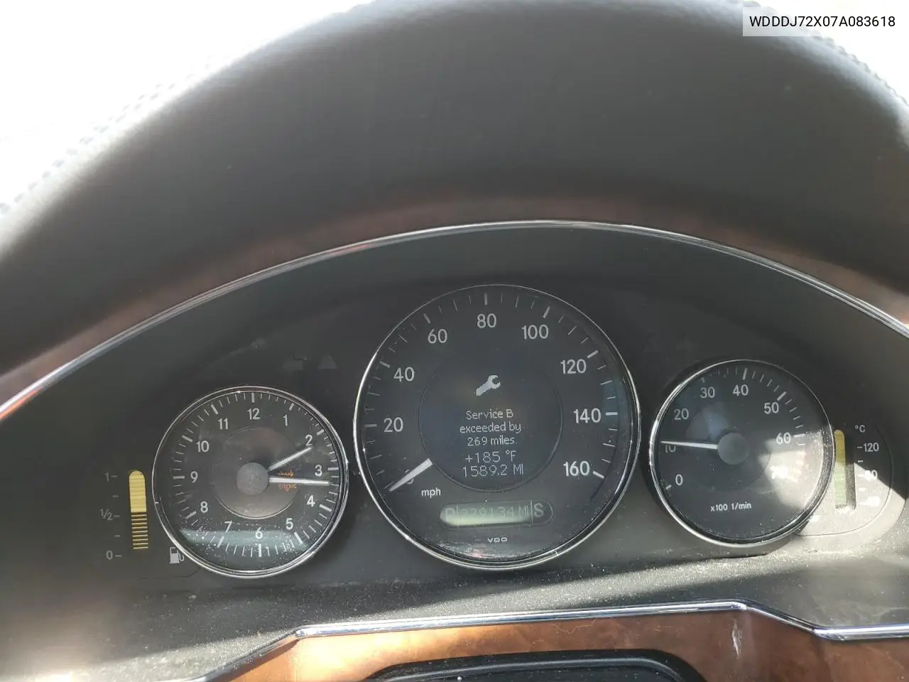 2007 Mercedes-Benz Cls 550 VIN: WDDDJ72X07A083618 Lot: 55619935