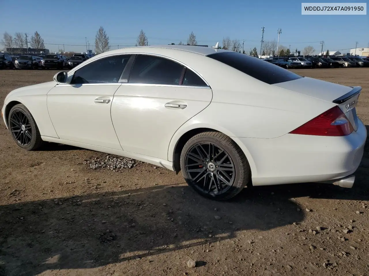 2007 Mercedes-Benz Cls 550 VIN: WDDDJ72X47A091950 Lot: 55670305