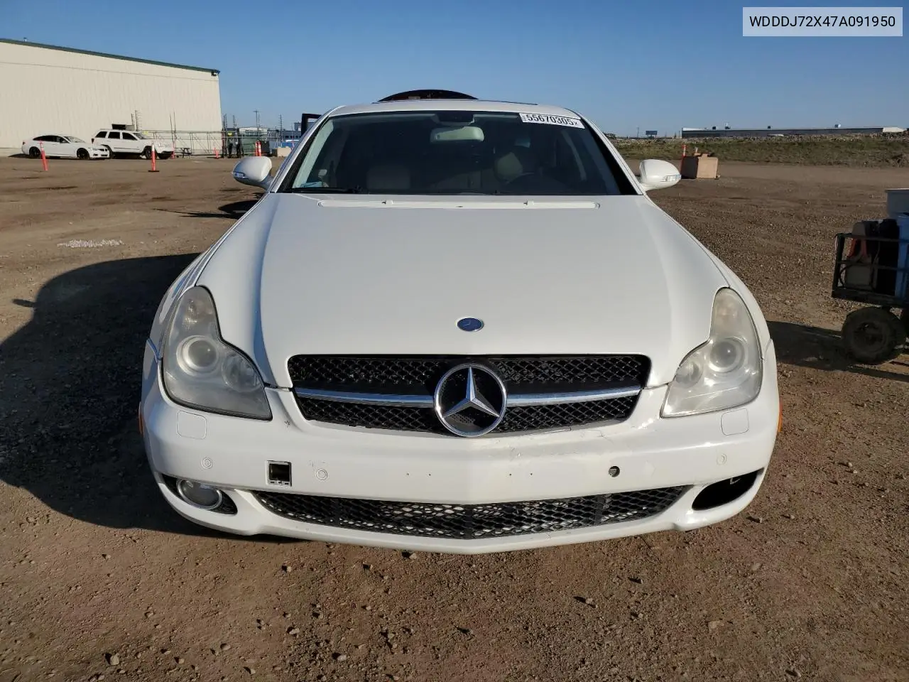 2007 Mercedes-Benz Cls 550 VIN: WDDDJ72X47A091950 Lot: 55670305