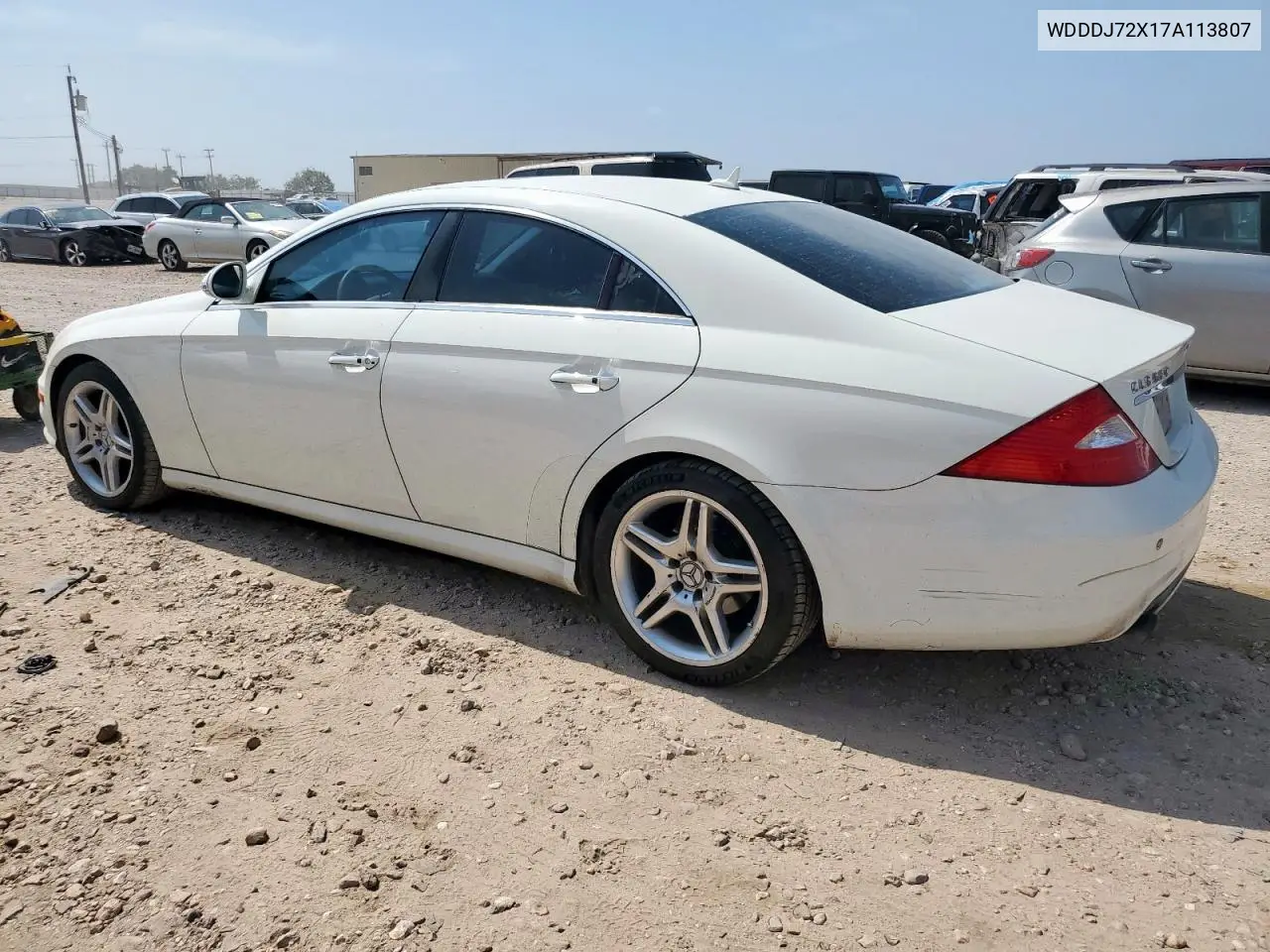 2007 Mercedes-Benz Cls 550 VIN: WDDDJ72X17A113807 Lot: 59908985