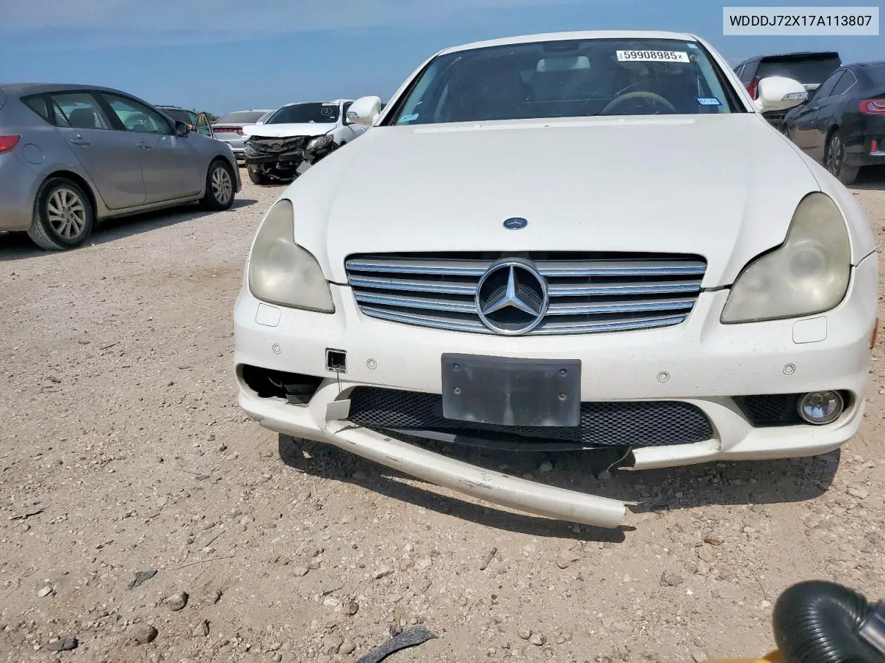 2007 Mercedes-Benz Cls 550 VIN: WDDDJ72X17A113807 Lot: 59908985