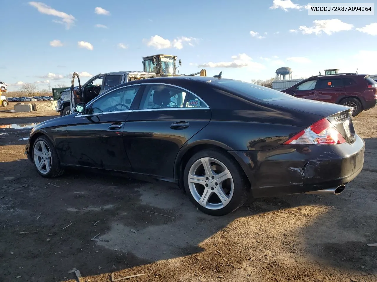 2007 Mercedes-Benz Cls 550 VIN: WDDDJ72X87A094964 Lot: 81470284
