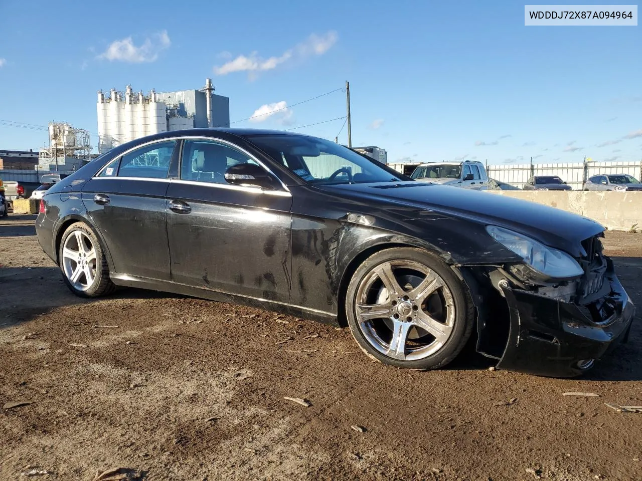 2007 Mercedes-Benz Cls 550 VIN: WDDDJ72X87A094964 Lot: 81470284