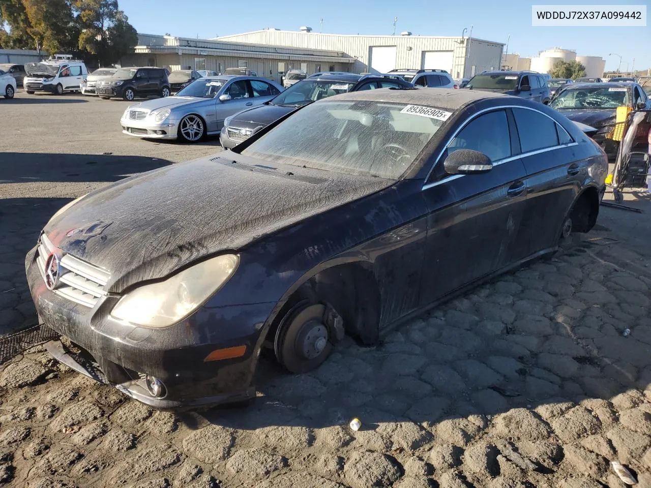 2007 Mercedes-Benz Cls 550 VIN: WDDDJ72X37A099442 Lot: 89366905