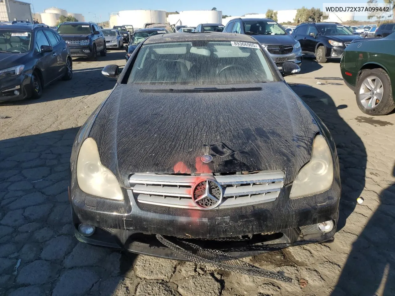 2007 Mercedes-Benz Cls 550 VIN: WDDDJ72X37A099442 Lot: 89366905