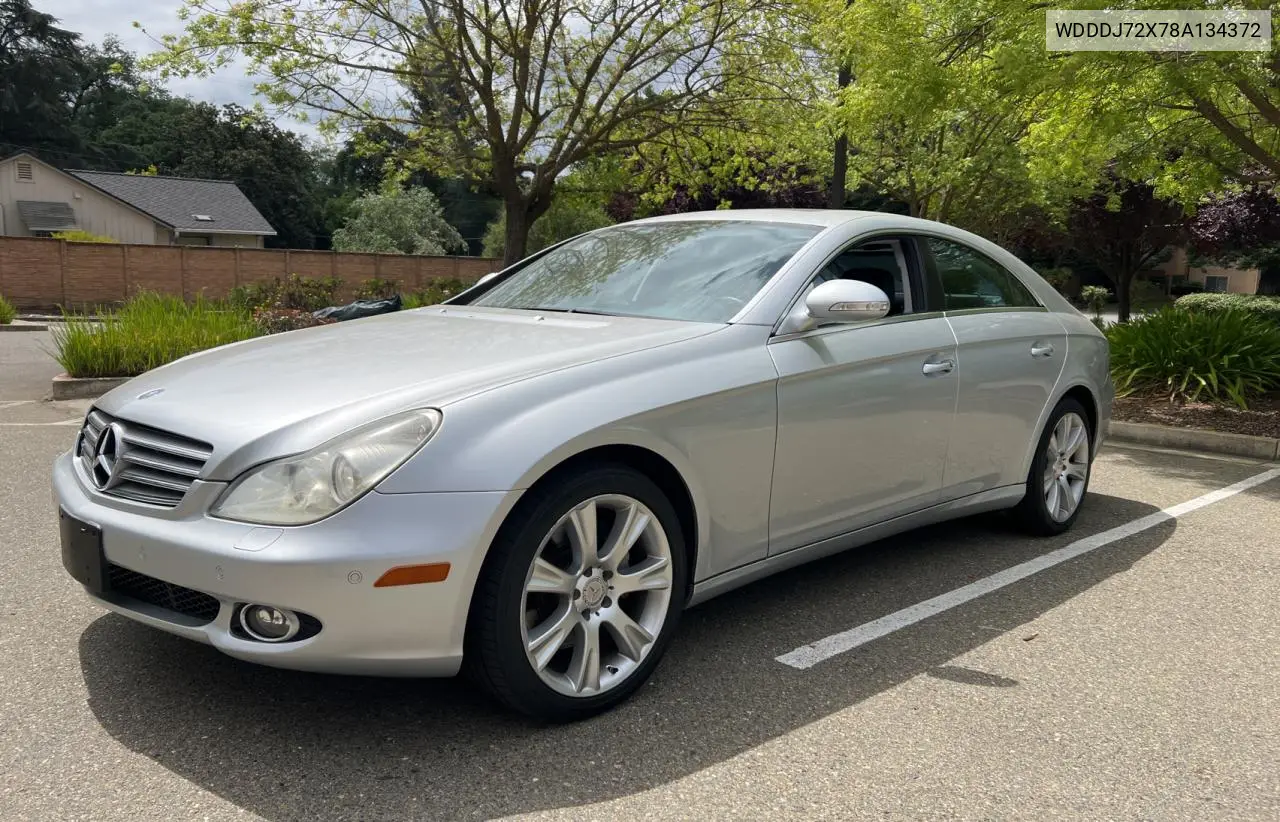 2008 Mercedes-Benz Cls 550 VIN: WDDDJ72X78A134372 Lot: 54928045