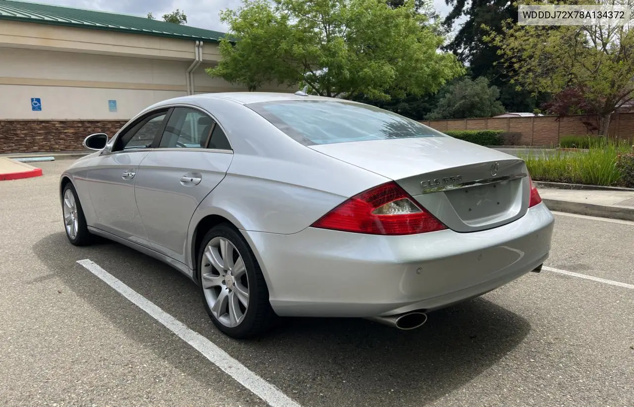 2008 Mercedes-Benz Cls 550 VIN: WDDDJ72X78A134372 Lot: 54928045