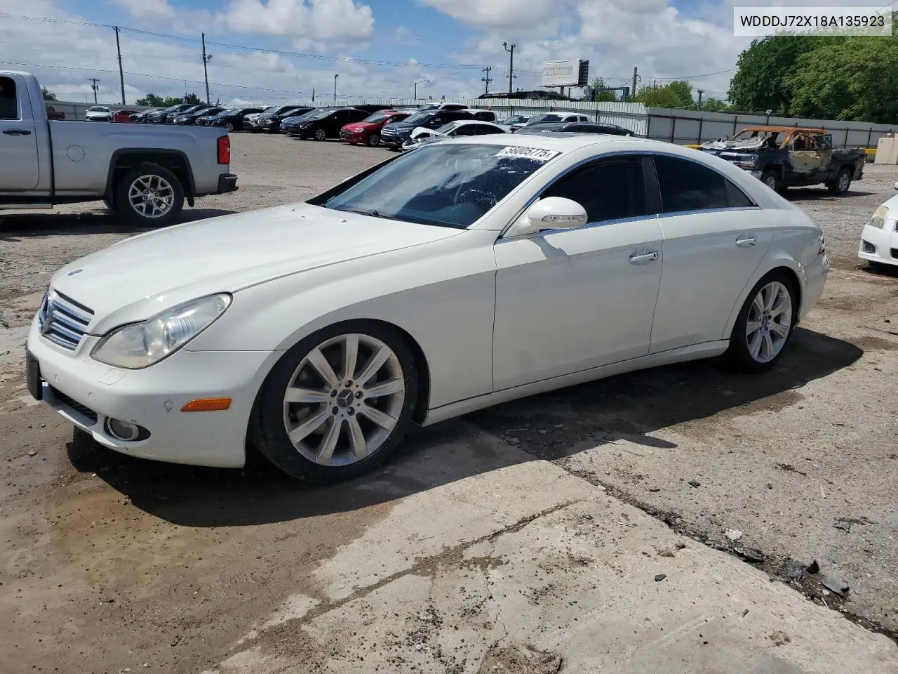 2008 Mercedes-Benz Cls 550 VIN: WDDDJ72X18A135923 Lot: 56005775