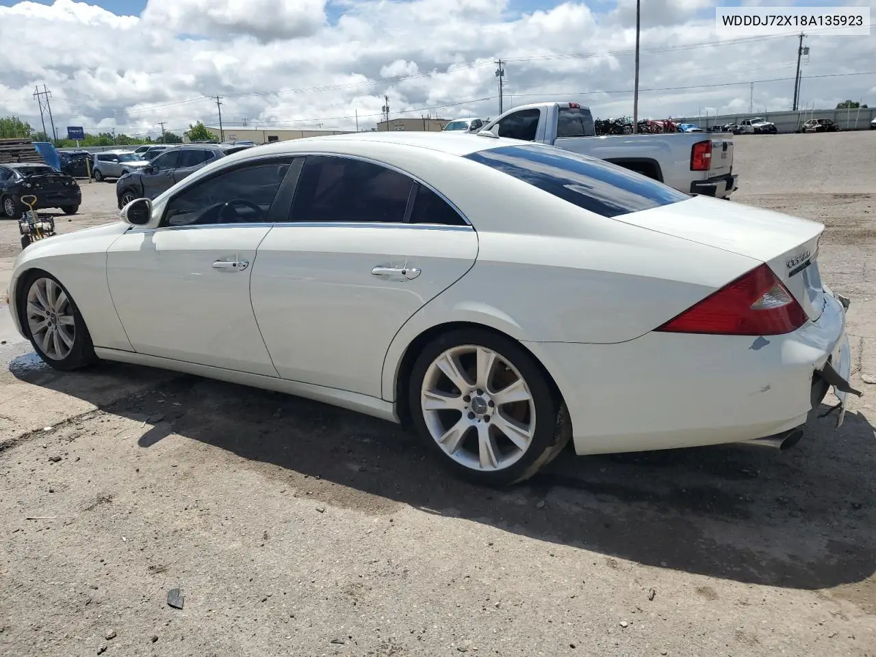2008 Mercedes-Benz Cls 550 VIN: WDDDJ72X18A135923 Lot: 56005775