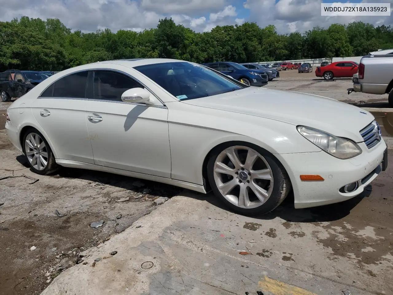 2008 Mercedes-Benz Cls 550 VIN: WDDDJ72X18A135923 Lot: 56005775