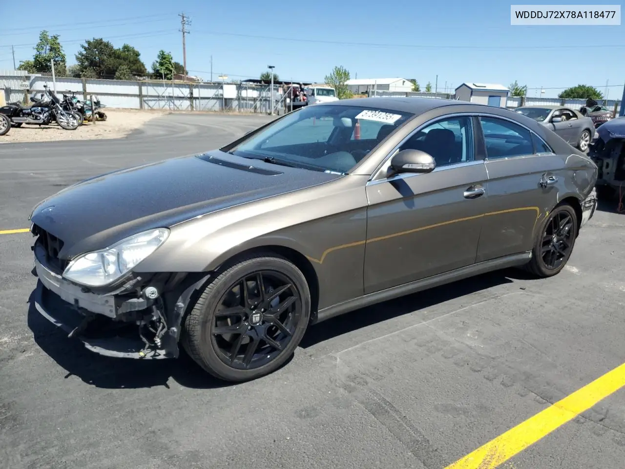 2008 Mercedes-Benz Cls 550 VIN: WDDDJ72X78A118477 Lot: 57391255