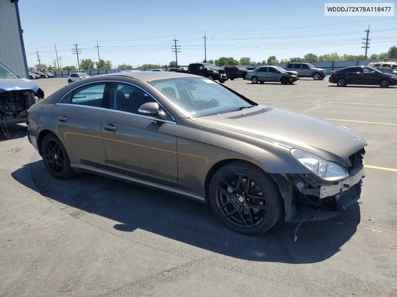 2008 Mercedes-Benz Cls 550 VIN: WDDDJ72X78A118477 Lot: 57391255