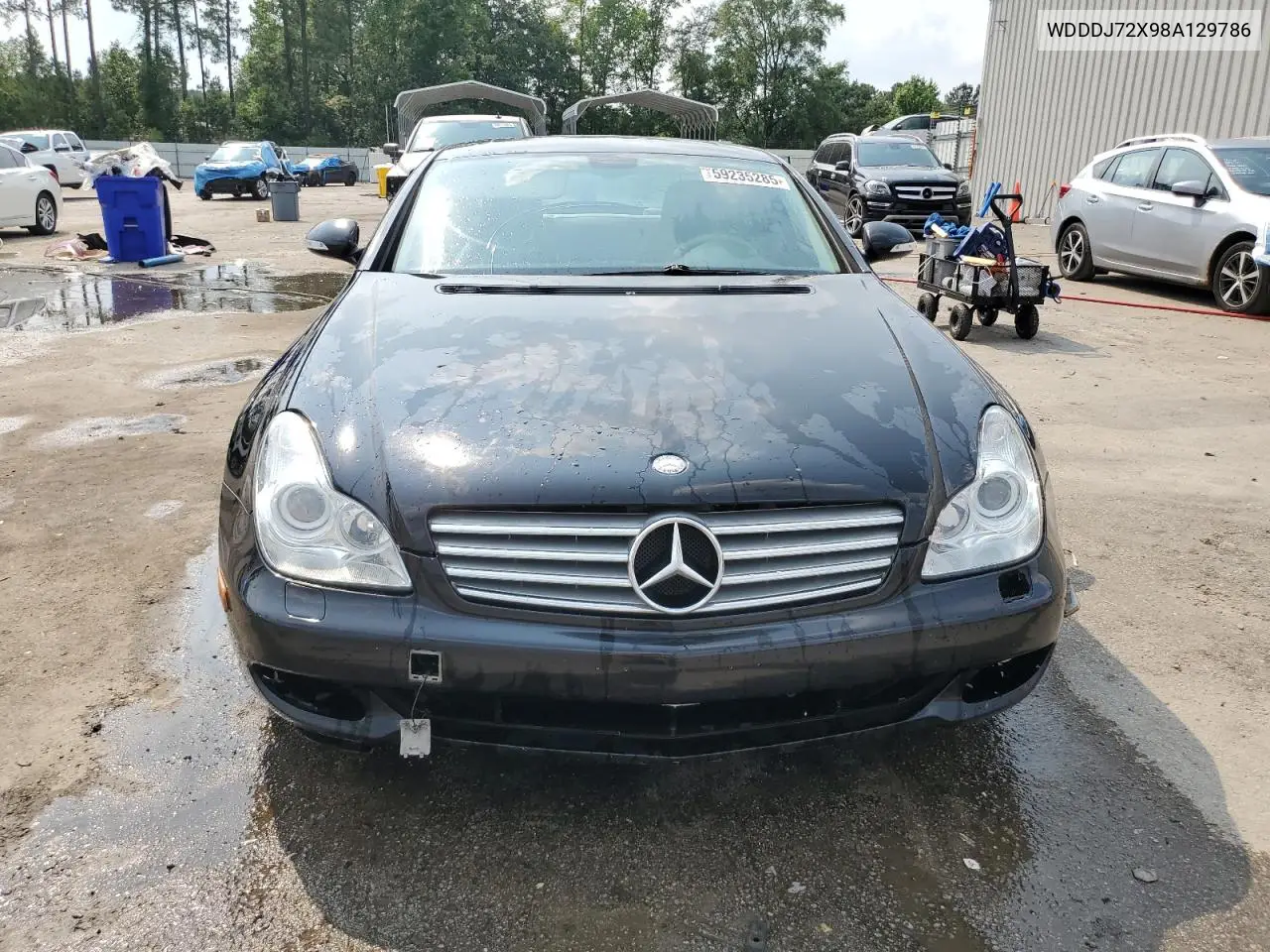 2008 Mercedes-Benz Cls 550 VIN: WDDDJ72X98A129786 Lot: 59235285