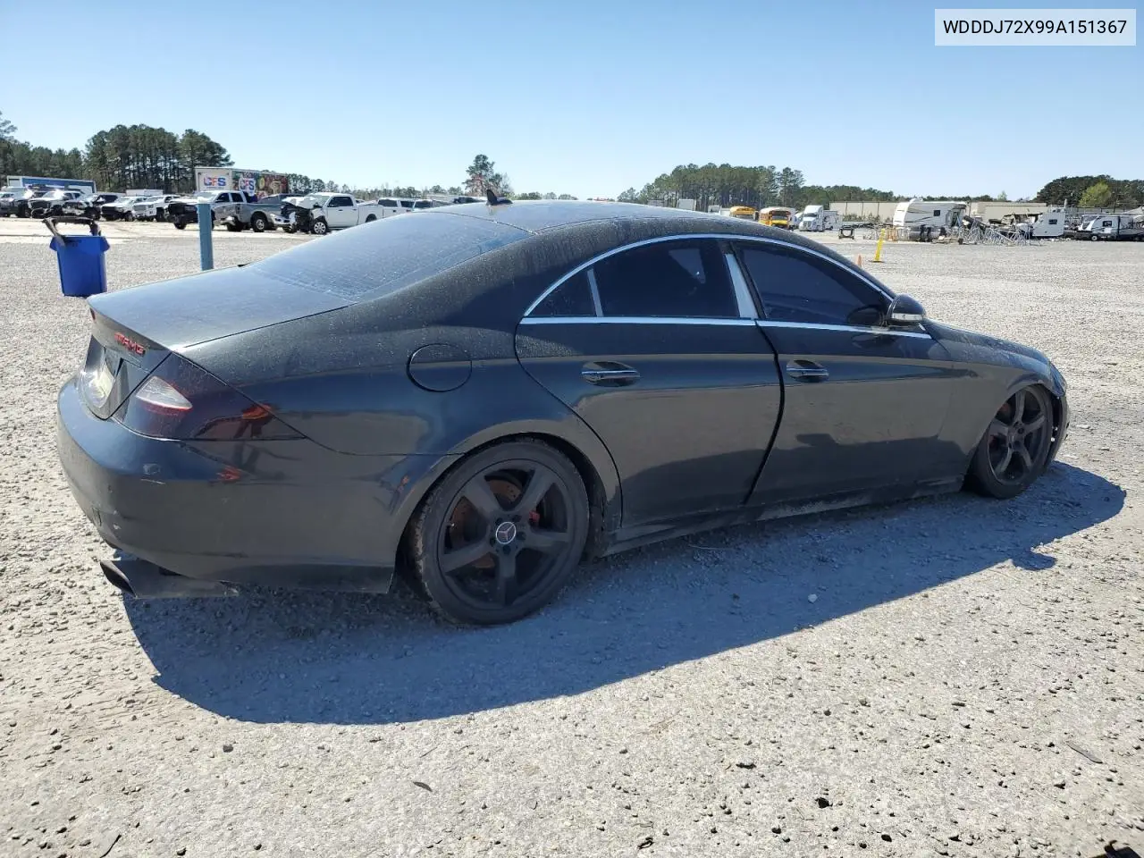 2009 Mercedes-Benz Cls 550 VIN: WDDDJ72X99A151367 Lot: 50796655