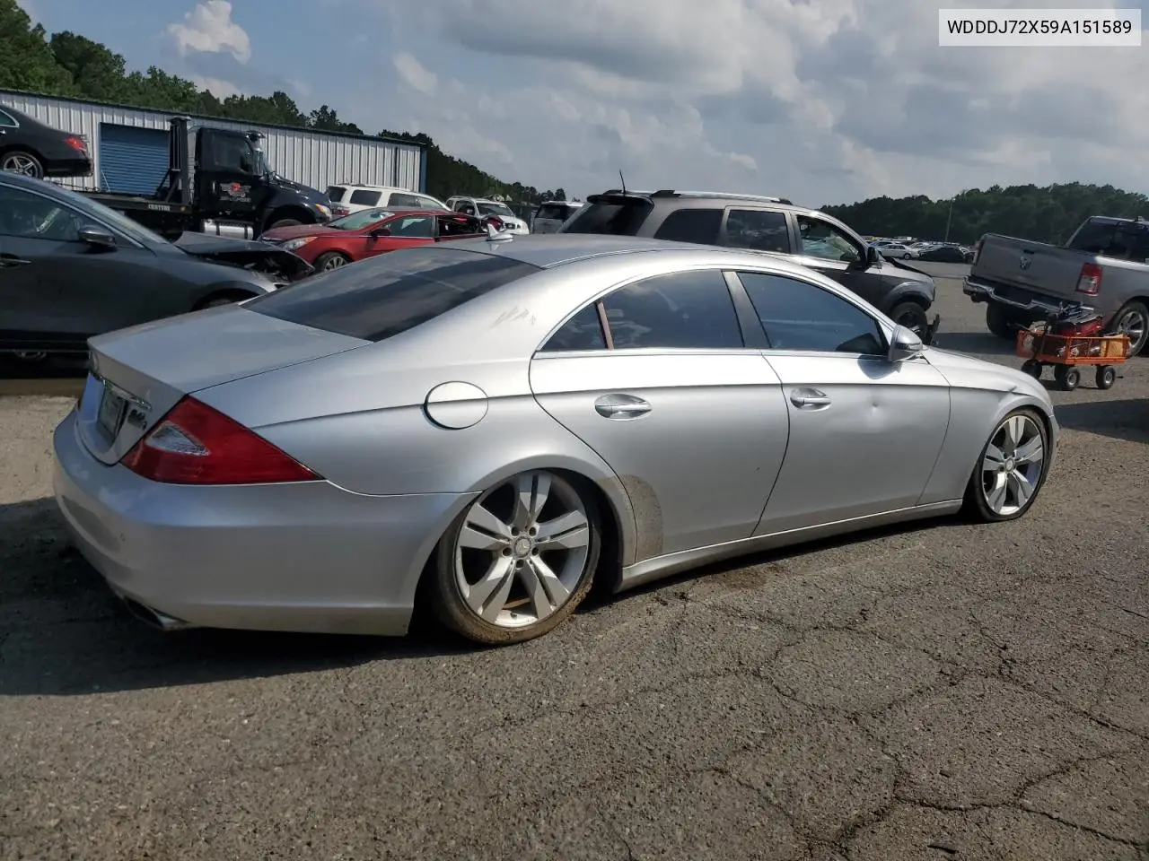 2009 Mercedes-Benz Cls 550 VIN: WDDDJ72X59A151589 Lot: 55443365