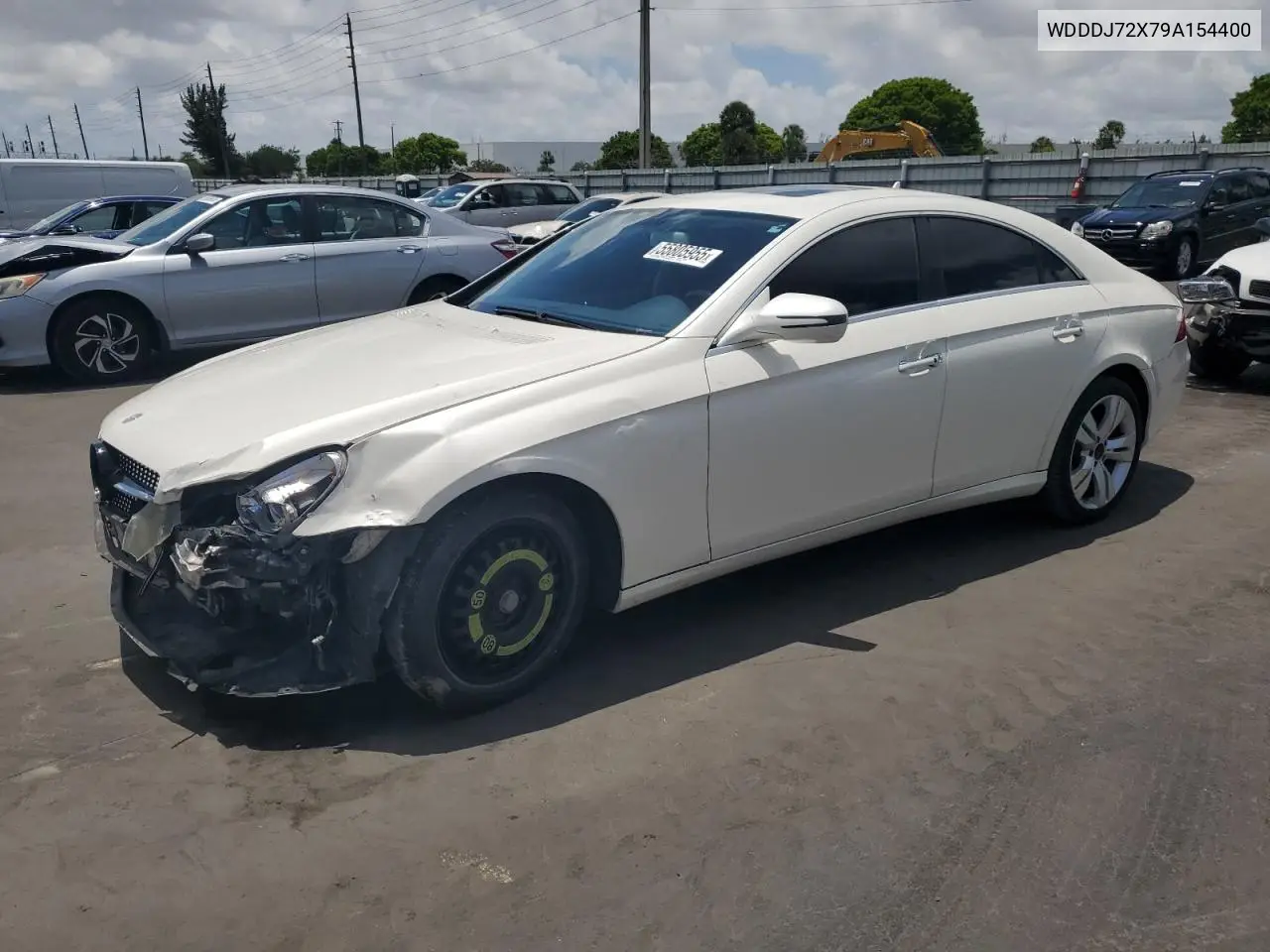 2009 Mercedes-Benz Cls 550 VIN: WDDDJ72X79A154400 Lot: 55805955