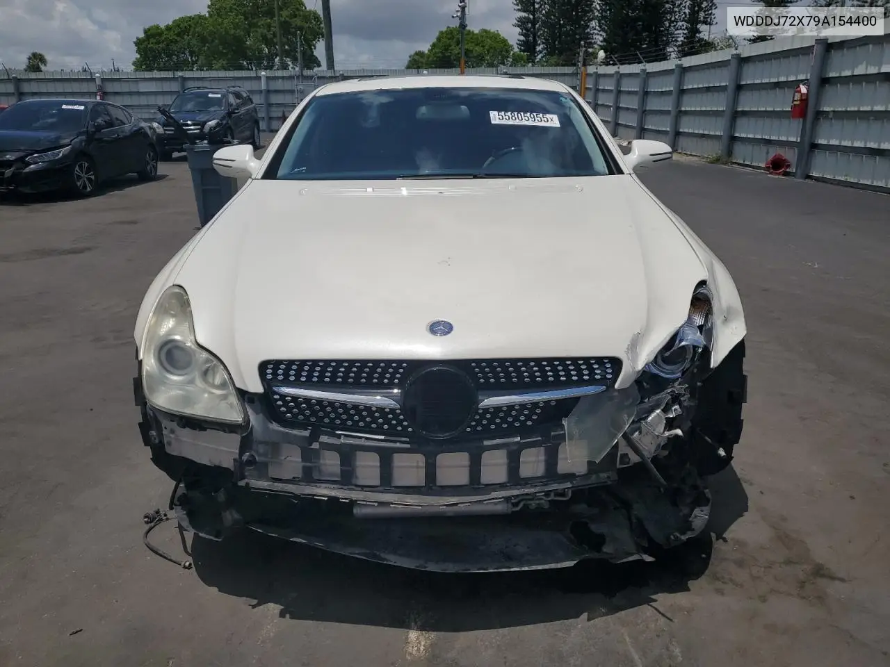 2009 Mercedes-Benz Cls 550 VIN: WDDDJ72X79A154400 Lot: 55805955