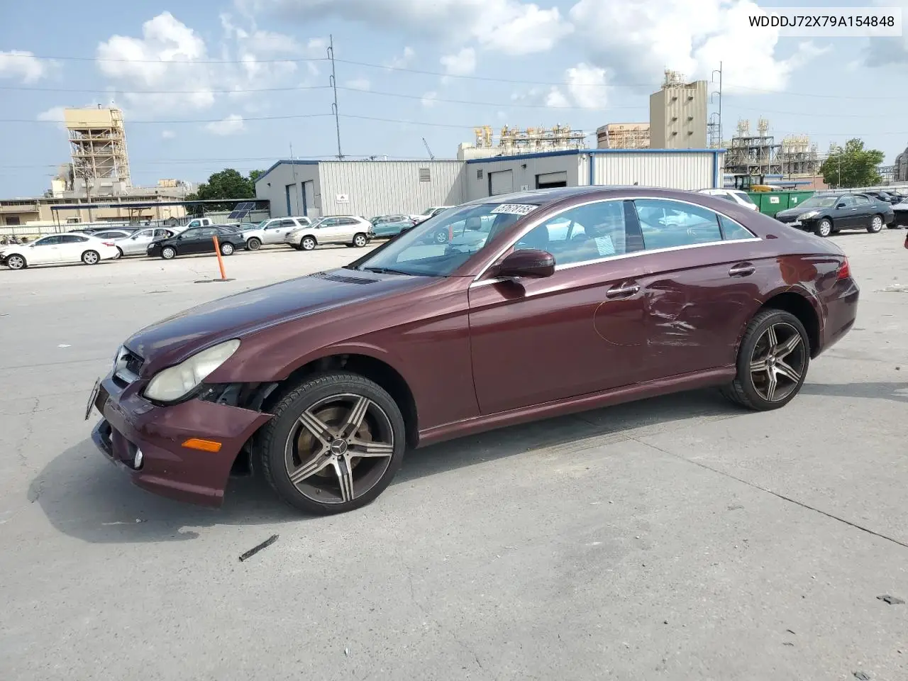 2009 Mercedes-Benz Cls 550 VIN: WDDDJ72X79A154848 Lot: 57678155