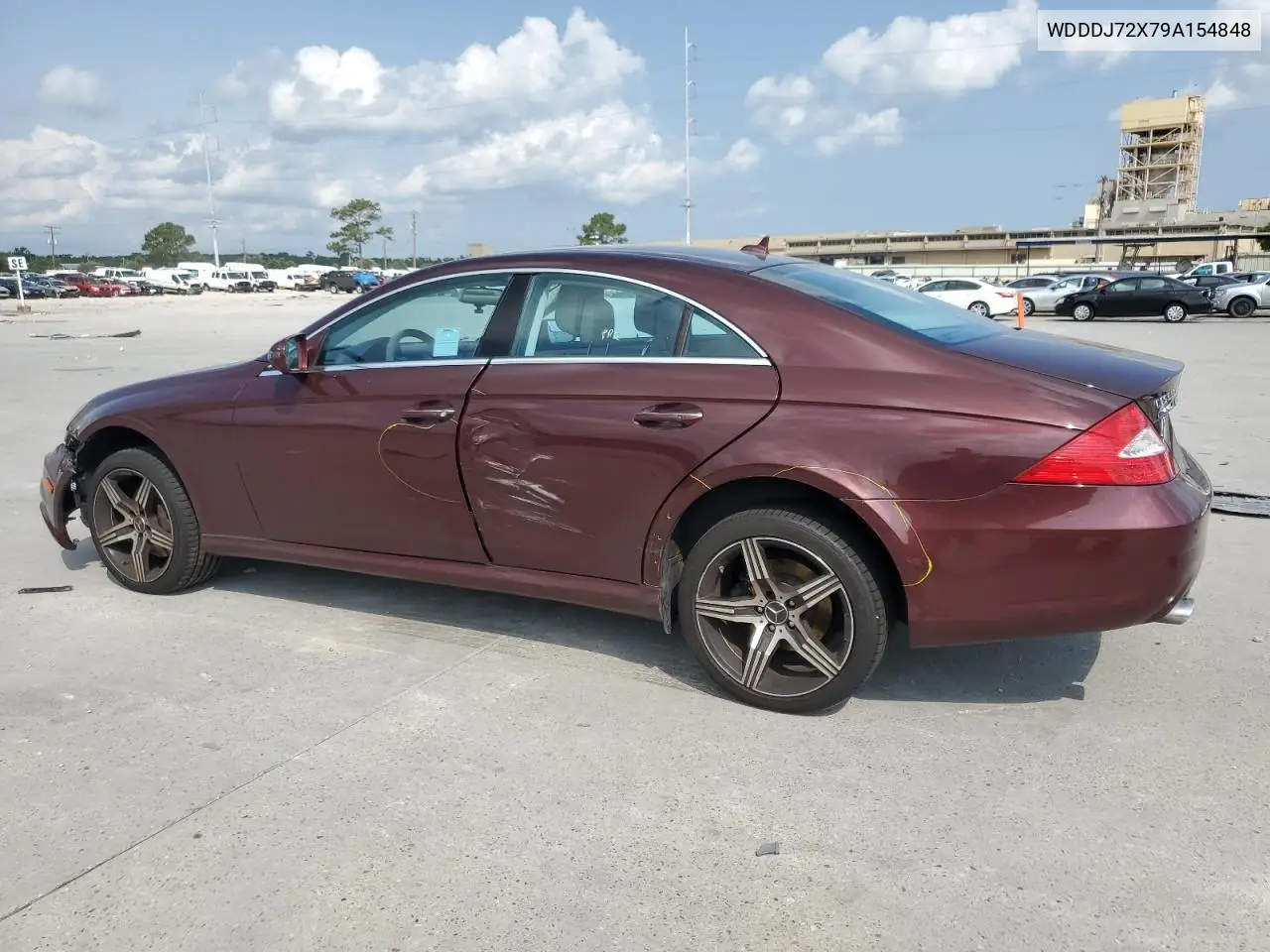 2009 Mercedes-Benz Cls 550 VIN: WDDDJ72X79A154848 Lot: 57678155