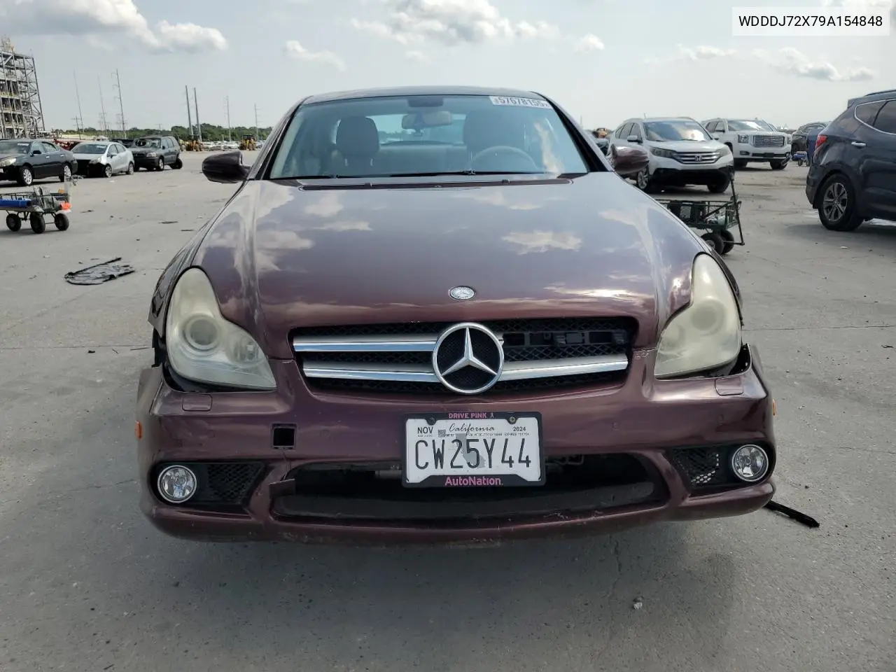 2009 Mercedes-Benz Cls 550 VIN: WDDDJ72X79A154848 Lot: 57678155