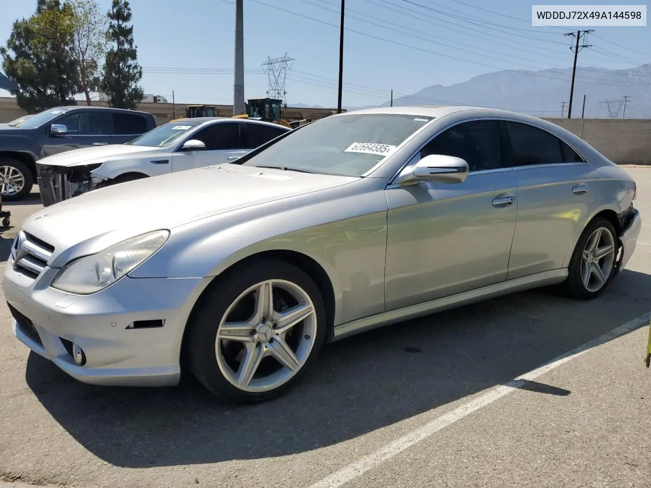 2009 Mercedes-Benz Cls 550 VIN: WDDDJ72X49A144598 Lot: 62664585