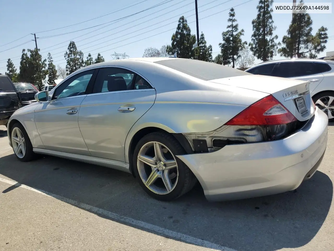 2009 Mercedes-Benz Cls 550 VIN: WDDDJ72X49A144598 Lot: 62664585