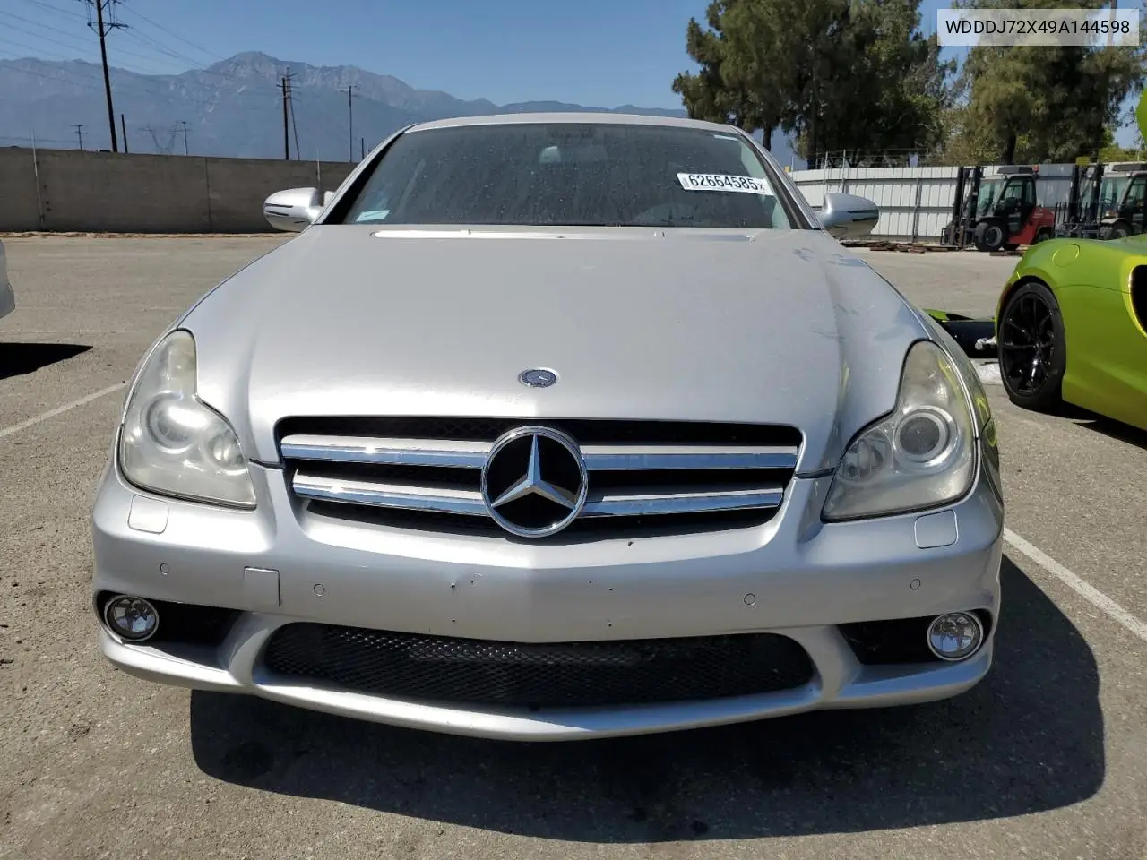 2009 Mercedes-Benz Cls 550 VIN: WDDDJ72X49A144598 Lot: 62664585