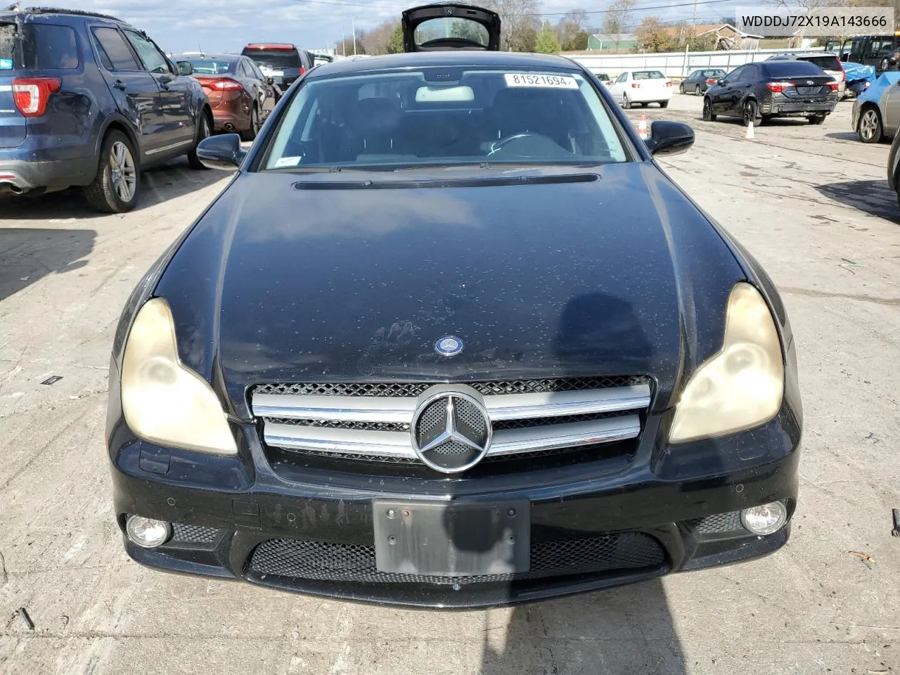 2009 Mercedes-Benz Cls 550 VIN: WDDDJ72X19A143666 Lot: 81521694