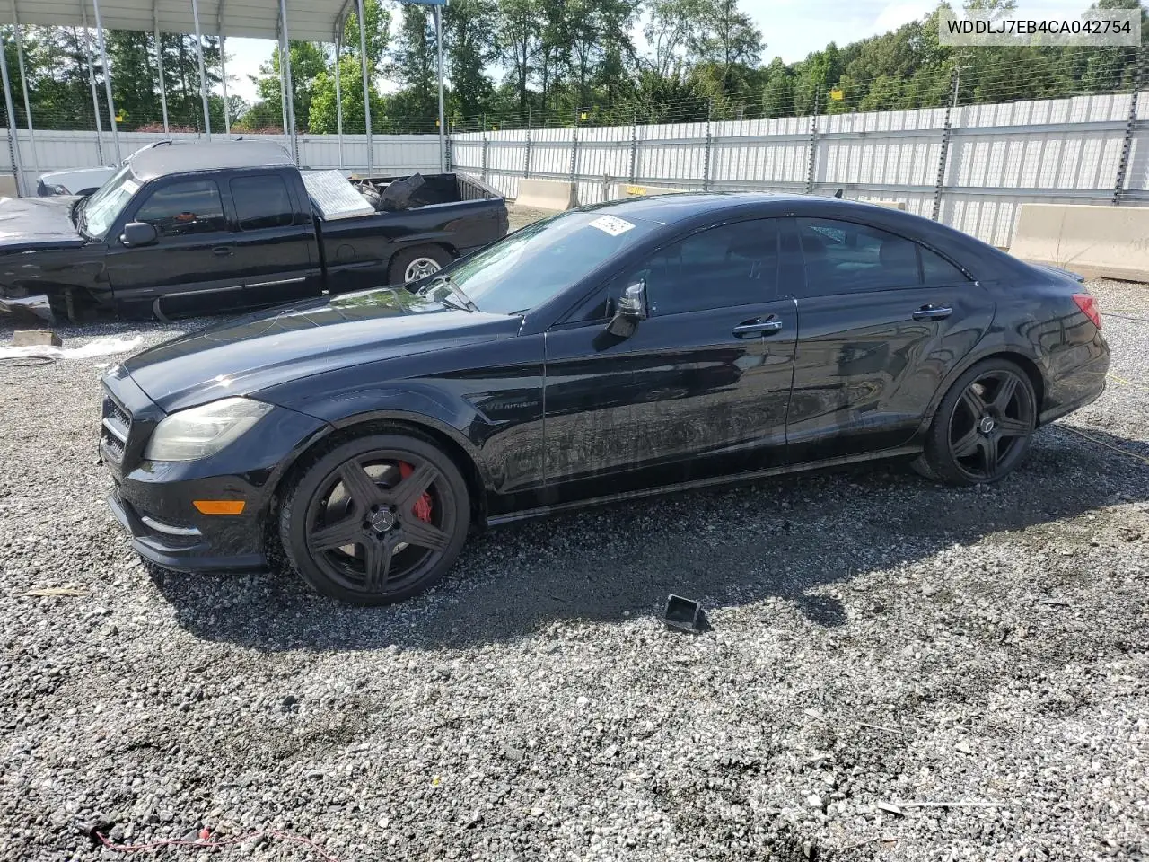 2012 Mercedes-Benz Cls 63 Amg VIN: WDDLJ7EB4CA042754 Lot: 60799425