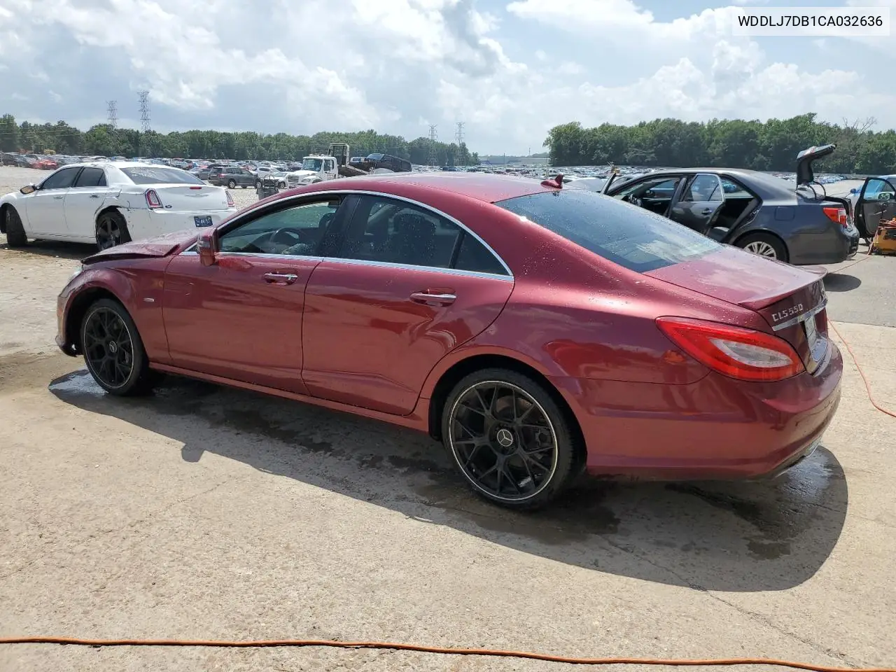2012 Mercedes-Benz Cls 550 VIN: WDDLJ7DB1CA032636 Lot: 61652835