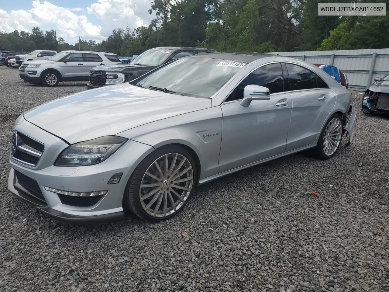 2012 Mercedes-Benz Cls 63 Amg VIN: WDDLJ7EBXCA014652 Lot: 62297395