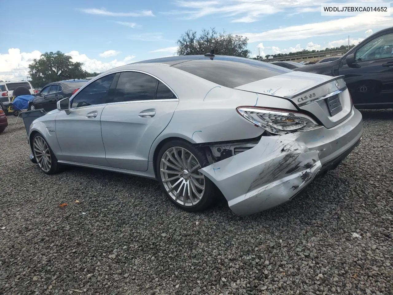 2012 Mercedes-Benz Cls 63 Amg VIN: WDDLJ7EBXCA014652 Lot: 62297395