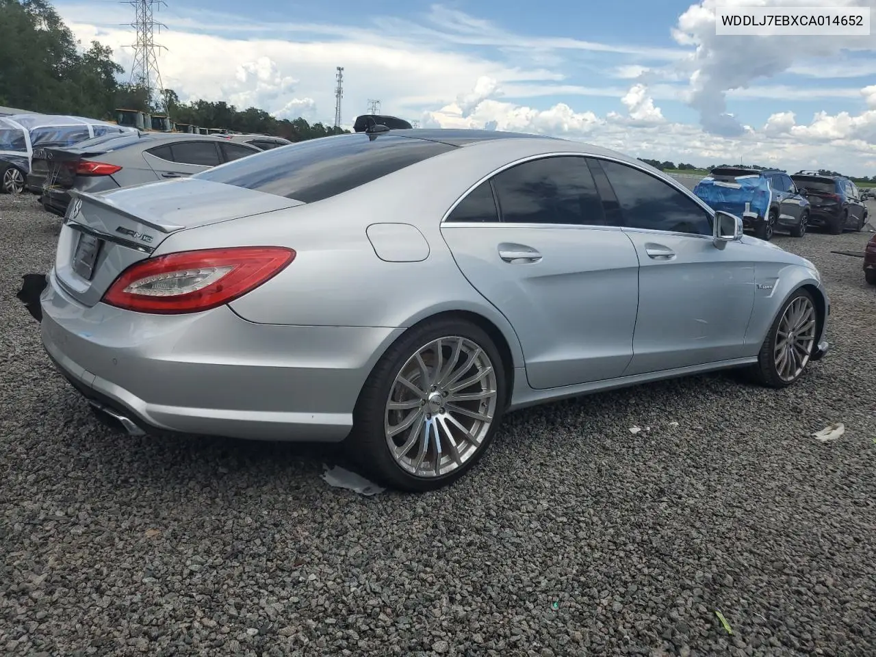 2012 Mercedes-Benz Cls 63 Amg VIN: WDDLJ7EBXCA014652 Lot: 62297395
