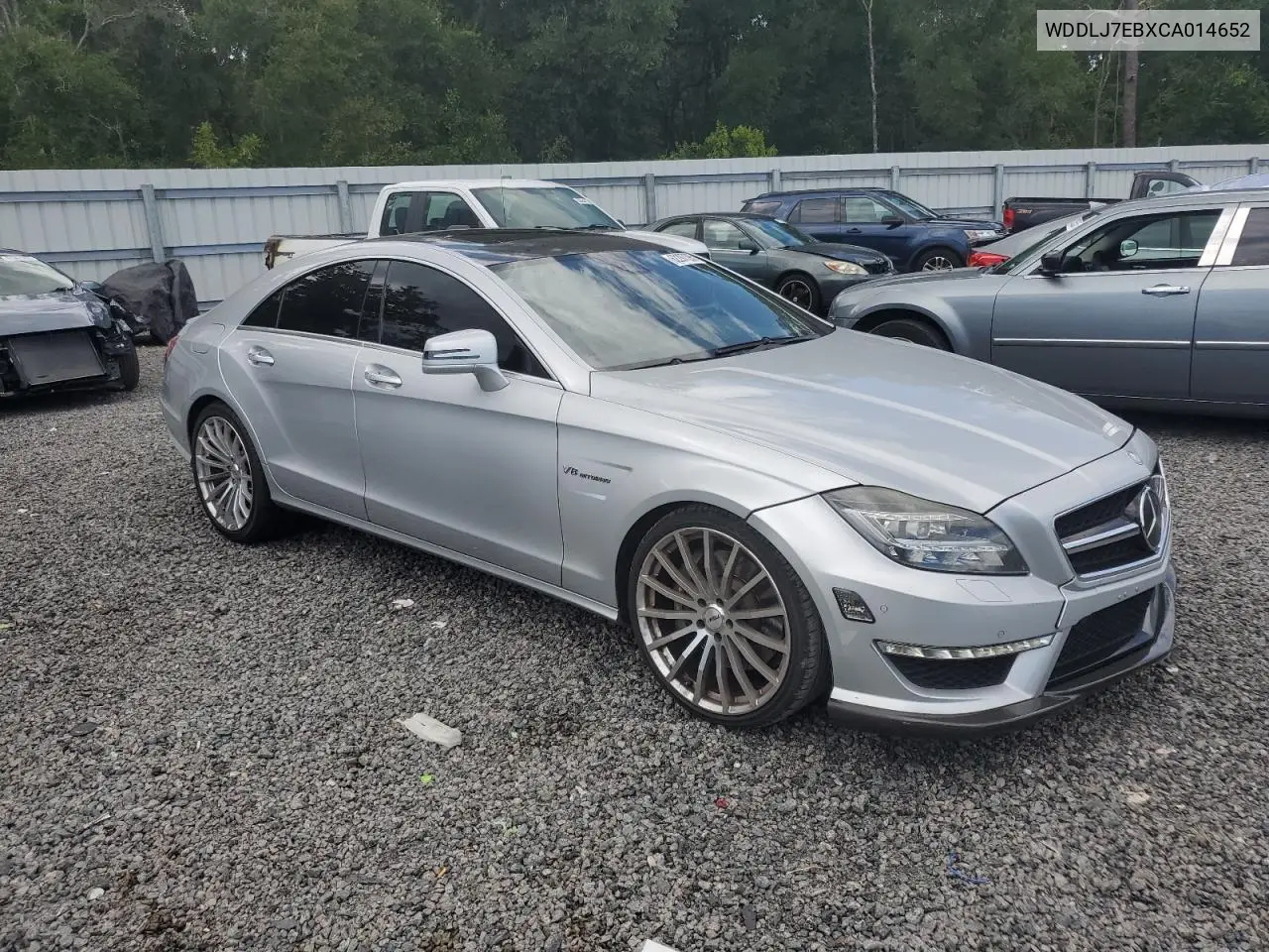 2012 Mercedes-Benz Cls 63 Amg VIN: WDDLJ7EBXCA014652 Lot: 62297395