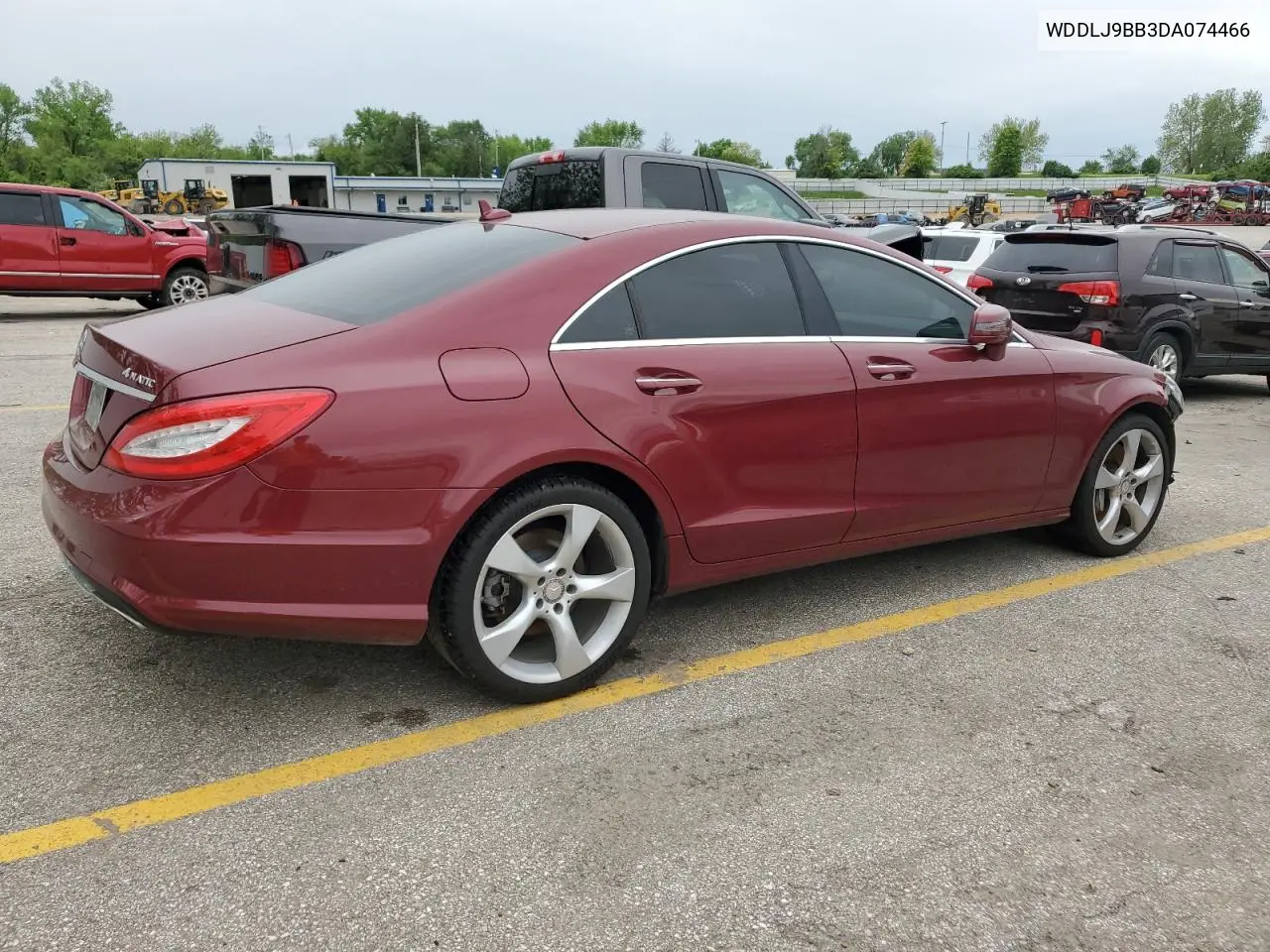 2013 Mercedes-Benz Cls 550 4Matic VIN: WDDLJ9BB3DA074466 Lot: 55071285